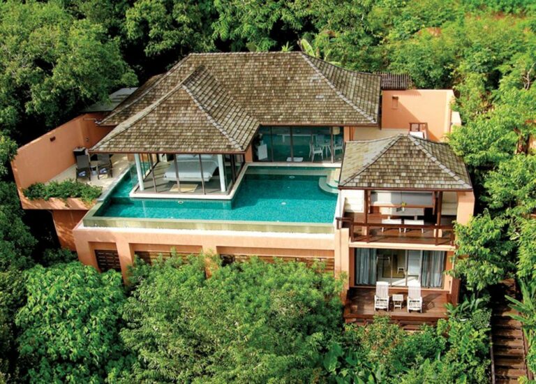 Sri Panwa Phuket Luxury Pool Villa Hotel וילת בריכה עם 2 חדרי שינה ונוף לאוקיינוס-