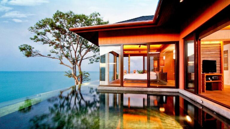 Sri Panwa Phuket Luxury Pool Villa Hotel וילת לאקז'רי עם 2 חדרי שינה, בריכה ונוף לאוקיינוס -