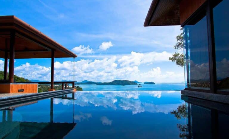 Sri Panwa Phuket Luxury Pool Villa Hotel וילת לאקז'רי עם חדר שינה אחד, בריכה ונוף לאוקיינוס -