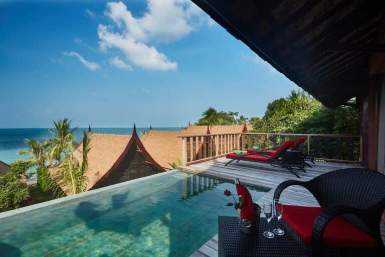 Kupu Kupu Phangan Beach Villas & Spa by L'Occitane - SHA Plus וילת סאנסט עם בריכה