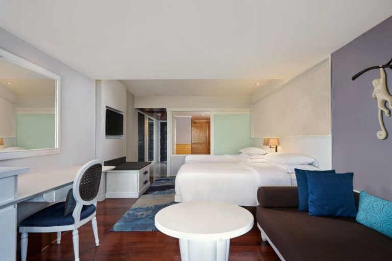 Sheraton Samui Resort חדר דלוקס עם 2 מיטות טווין יחיד