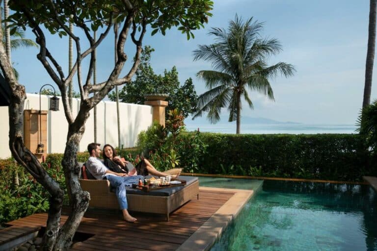 Anantara Bophut Koh Samui Resort סוויטת לאקז'רי עם בריכה – מול החוף