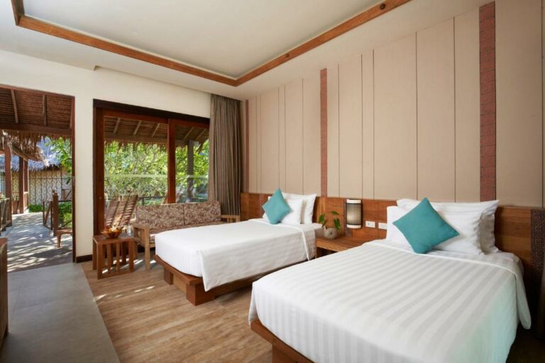 SAii Phi Phi Island Village Beach Resorti בונגלו דלוקס גרדן עם 2 מיטות טווין