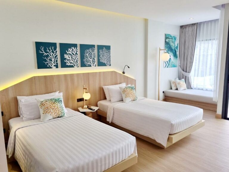 Phuket Emerald Beach Resort חדר דלוקס זוגי או טווין עם גישה לבריכה