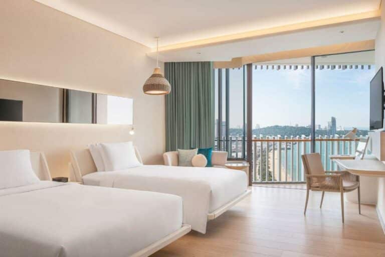 Hilton Pattaya חדר דלוקס טווין - נוף לים